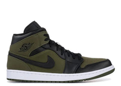 Jordan 1 Mid Olive Canvas