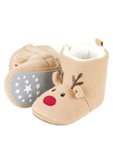 Baby-Stiefel Rentier Gr. 22, beige | Sterntaler