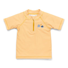 Bade-T-Shirt kurzarm Honey Yellow – UV-Shirt für Kinder
