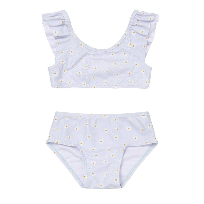 Bikini mit Volants, Daisies Blue | Little Dutch