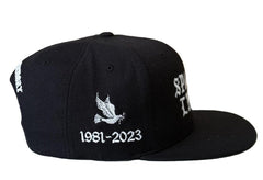 Born X Raised Spanto Lives Snapback Hat (Black)