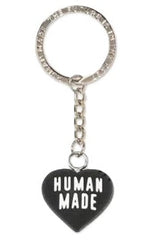 Human Made Rubber Heart Keychain Black
