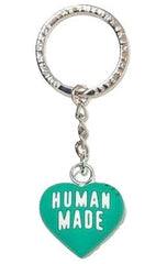 Human Made Rubber Heart Keychain Green