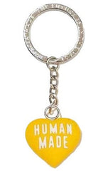 Human Made Rubber Heart Keychain Yellow