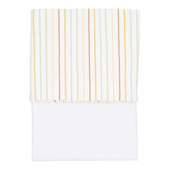 Kinderbettlaken Vintage Sunny Stripes 110 x 140 cm | Little Dutch