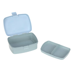 LÄSSIG Pausen-Set Tiny Drivers Ballon in Blau – Kinder-Lunchset mit Brotdose und 460-ml-Trinkflasche für unterwegs ab 4 Jahren