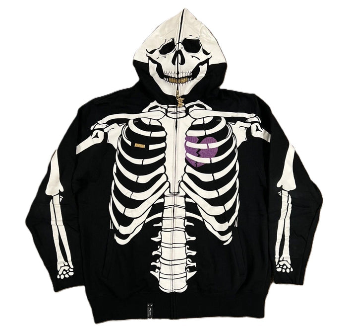 LRG Dead Serious Zip Up Hoodie '06 Black (WORN)