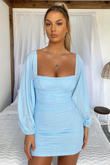Marie Dress - Baby Blue