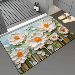 MH06740 Flower Non-Slip Mat