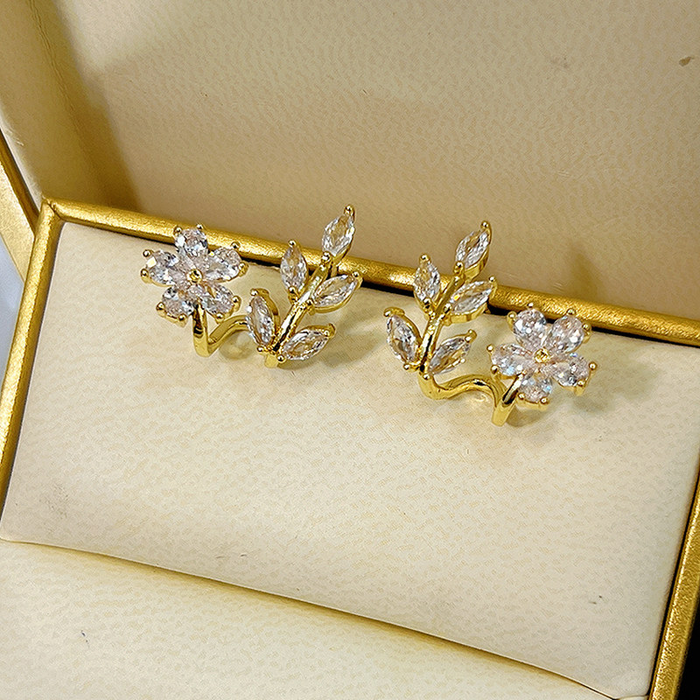 MJ06530 Flower earing