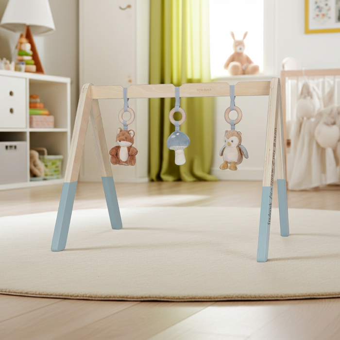 Spieltrapez Forest Friends aus Holz – 0–6 Monate