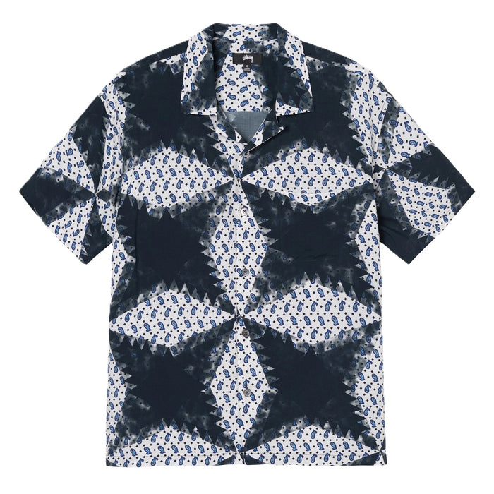 Stussy NOMA Shaded Diamond Shirt Black/White (WORN)