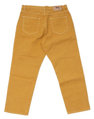 Stussy Overdyed Big 'Ol Jeans Lemon (WORN)