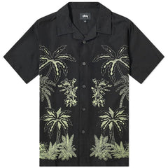 Stussy Palm Tree Shirt Black (WORN)