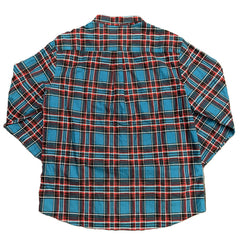 Stussy Plaid Flannel Teal/Red