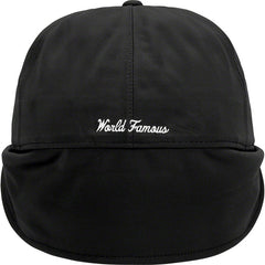 Supreme Earflap Box Logo Fitted Hat WINDSTOPPER Black