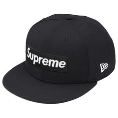 Supreme Ghostface Box Logo New Era Fitted Hat (Black)