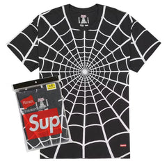 Supreme Hanes Spider-Man Tagless Tees (2 Pack) Black