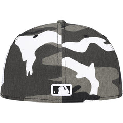 Supreme MLB Teams Box Logo New Era Fitted Cap Snow Camo (New York Yankees)