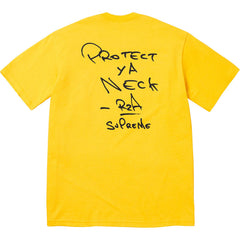 Supreme Wu-Tang Clan Tee Yellow