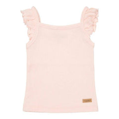 Top mit Rüschen Flowers & Butterflies Pink | Little Dutch