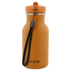 Trixie Herr Fuchs Kinder-Trinkflasche 350 ml in Orange – robuste Edelstahlflasche mit Tiermotiv für Kita, Schule und unterwegs