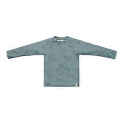 UV Bade-T-Shirt langarm Turtle Island für Kinder