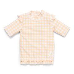 Little Dutch UV-Badeshirt Sunshine Checks mit Rüschen