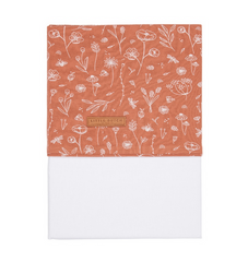 Wiegenlaken Wild Flowers Rust | Little Dutch
