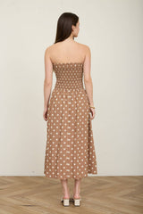 Dots & Roses Midi Dress