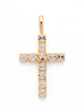 Crystal Cross Large Charm - CFZ10BGCRY