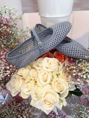 Meghan Mesh Flats (Denim)