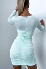 Amora Mini Dress - Mint Green