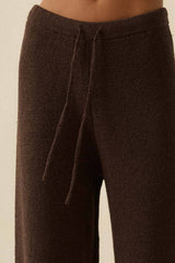 Hot Cocoa Knit Drawstring Sweater Pants