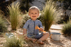 Little Dutch Sailors Bay Badeanzug in Dunkelblau Größe 62/68 – Kinder-Bademode mit Lichtschutzfaktor 50+ für Strand und Pool