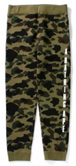BAPE Slim Side Logo Sweatpant 1st Camo Green (WORN)