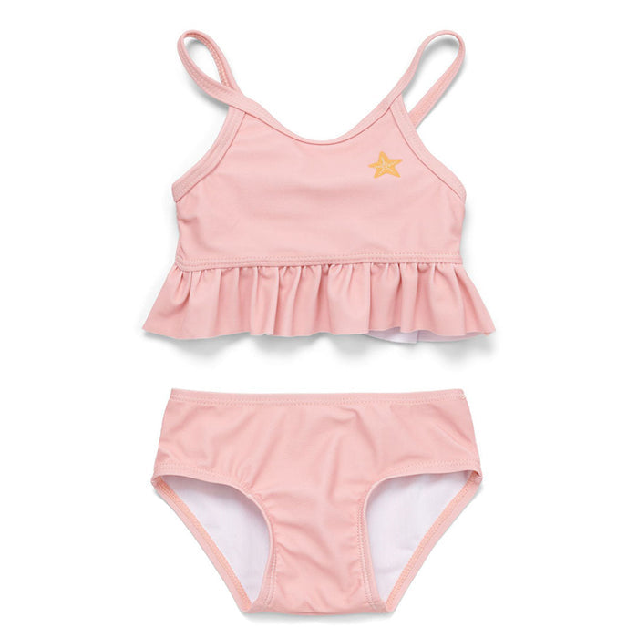 Little Dutch Bikini Starfish Pink mit Volants für Babys und Kinder