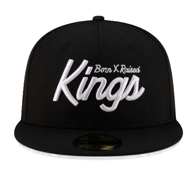 Born X Raised LA Kings New Era Fitted Hat Black