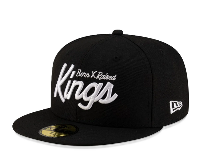 Born X Raised LA Kings New Era Fitted Hat Black