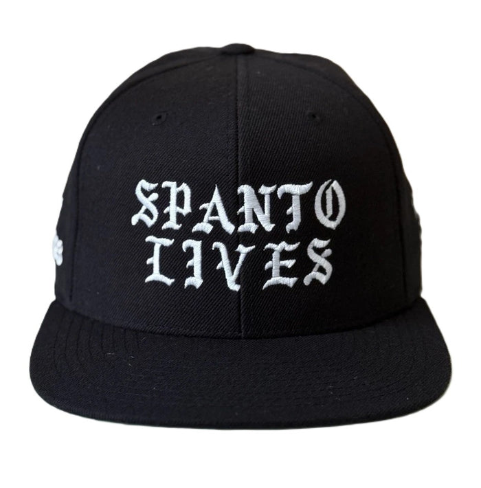 Born X Raised Spanto Lives Snapback Hat (Black)