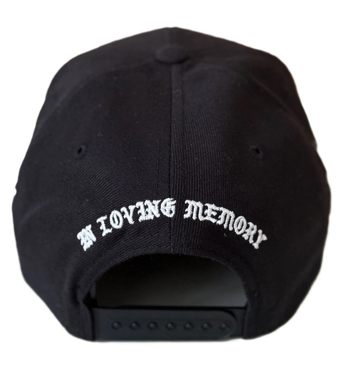 Born X Raised Spanto Lives Snapback Hat (Black)