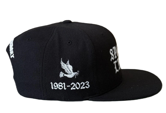 Born X Raised Spanto Lives Snapback Hat (Black)