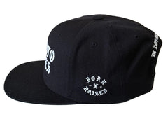 Born X Raised Spanto Lives Snapback Hat (Black)