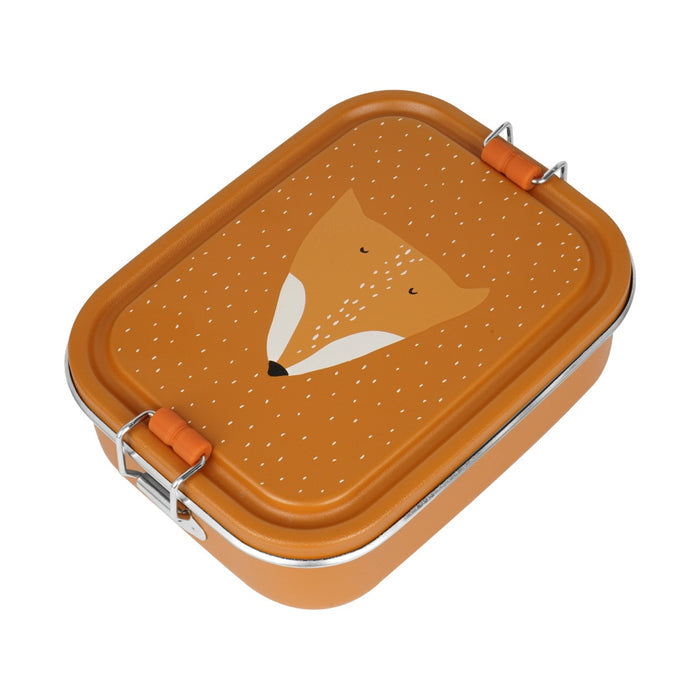 Kleine Brotdose Herr Fuchs von Trixie mit orangefarbenem Fuchs-Motiv – Produktansicht