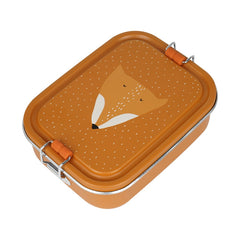 Kleine Brotdose Herr Fuchs von Trixie mit orangefarbenem Fuchs-Motiv – Produktansicht