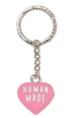 Human Made Rubber Heart Keychain Pink