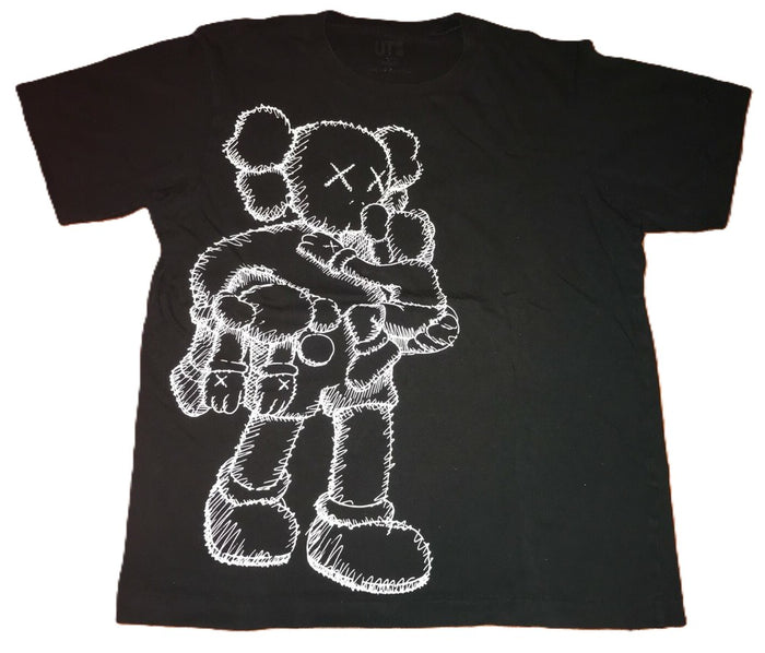 KAWS x Uniqlo Clean Slate Tee Black (WORN)