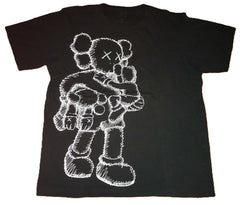 KAWS x Uniqlo Clean Slate Tee Black (WORN)