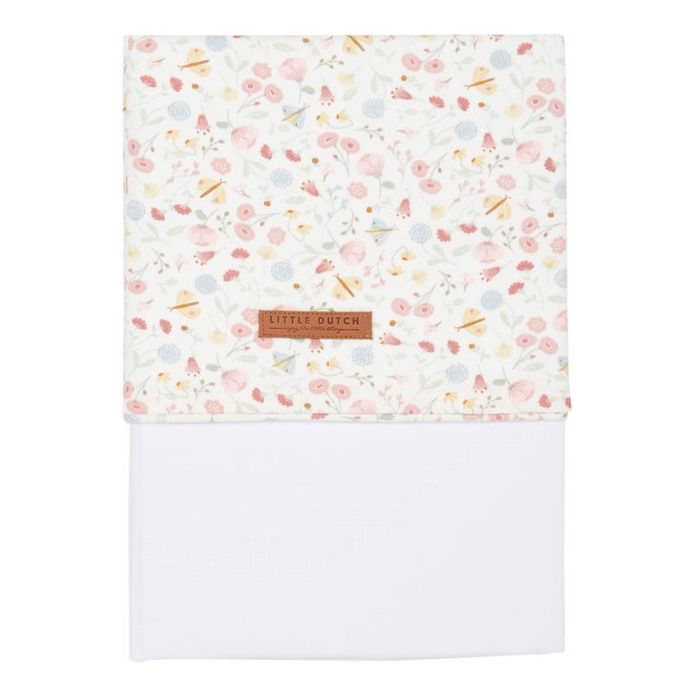 Kinderbettlaken Flowers & Butterflies | Little Dutch