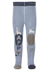 Krabbelstrumpfhose Happy Gr. 80 blau | Sterntaler